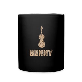 Benny as viola - Full Colour Mug - black - Front