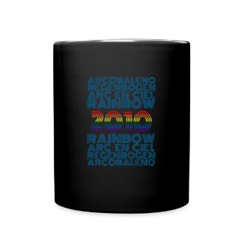 Rainbow 2010 - Full Colour Mug - black - Front