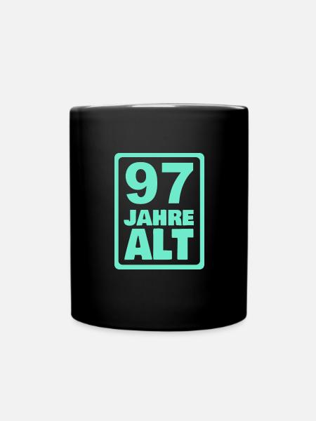 Alt 97 - Tasse einfarbig - Schwarz