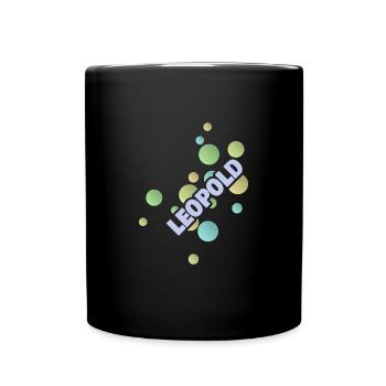 Cadeau pour Léopold - Mug uni - noir - Devant