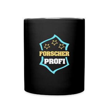 Beruf Forscher - Tasse einfarbig - Schwarz - Vorne