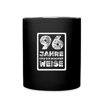 Age 96 - Full Colour Mug - black - Front