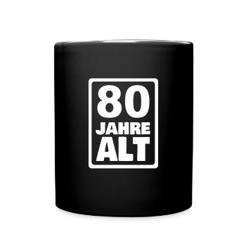 80 - Full Colour Mug - black - Front