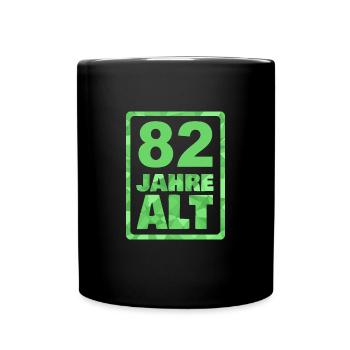 Year 82 - Full Colour Mug - black - Front