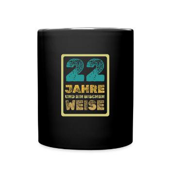 22 - Full Colour Mug - black - Front