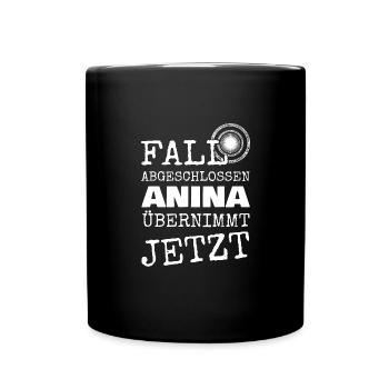 Cadeau pour Anina - Mug uni - noir - Devant