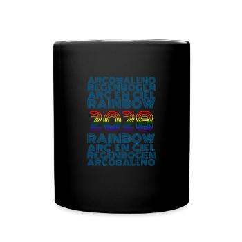 Rainbow 2028 - Tasse einfarbig - Schwarz - Vorne