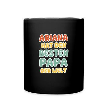 Ariana bébé - Mug uni - noir - Devant