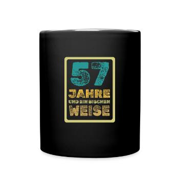 Age 57 - Full Colour Mug - black - Front