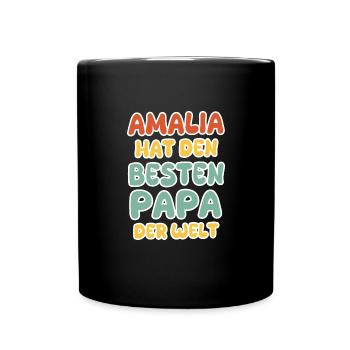Baby Amalia - Tasse einfarbig - Schwarz - Vorne