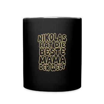 St. Nicholas as a saying - Full Colour Mug - black - Front