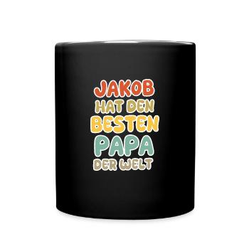 Cadeau pour Jacob - Mug uni - noir - Devant