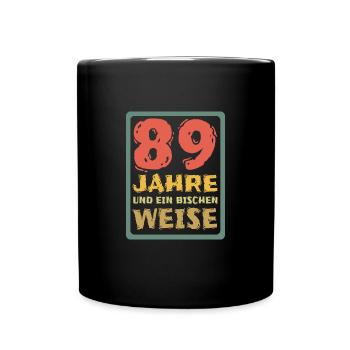 Wisdom 89 - Full Colour Mug - black - Front