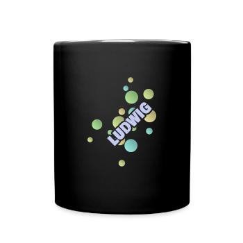 Geschenk für Ludwig - Tasse einfarbig - Schwarz - Vorne