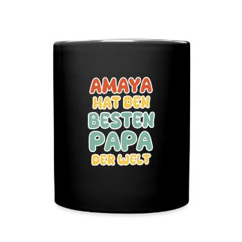 Gift for Amaya - Full Colour Mug - black - Front