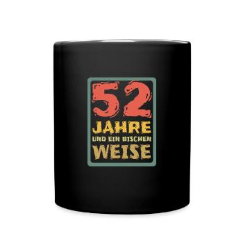 Age 52 - Full Colour Mug - black - Front