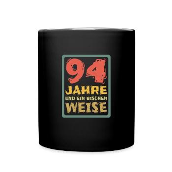 Age 94 - Full Colour Mug - black - Front