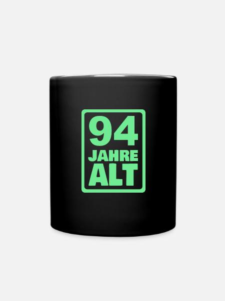 Alt 94 - Tasse einfarbig - Schwarz