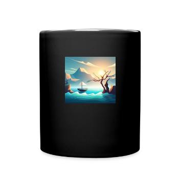 sketch to image 20241103 153534 - Tasse einfarbig - Schwarz - Vorne