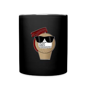 Pyro Sonnenbrille - Tasse einfarbig - Schwarz - Vorne
