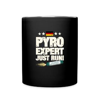 Pyro Expert - Tasse einfarbig - Schwarz - Vorne