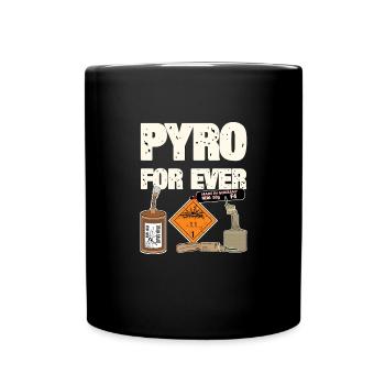 Pyro For Ever F4 - Mug uni - noir - Devant