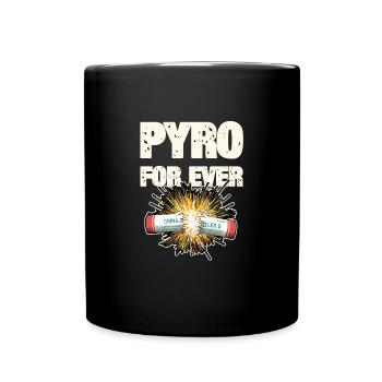 Pyro For Ever Firecracker - Full Colour Mug - black - Front