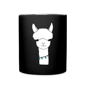 alpaca - Full Colour Mug - black - Front
