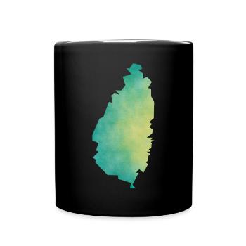 Saint Lucia - Full Colour Mug - black - Front