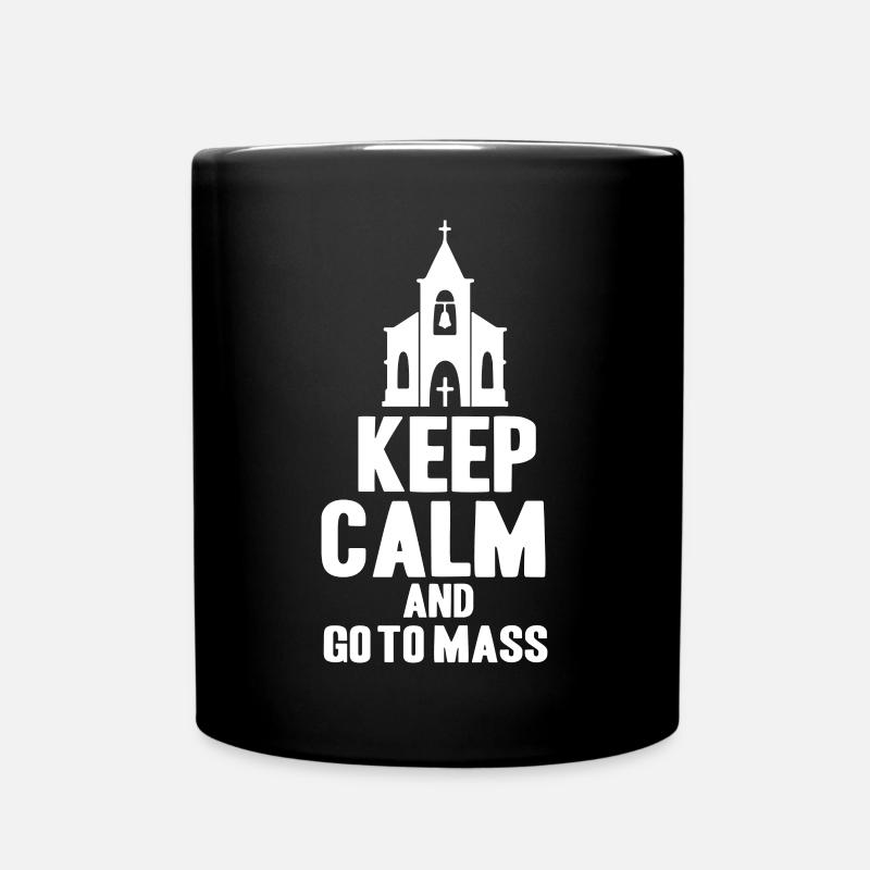 Catholic Church Priest Catholicism Mass - Full Colour Mug - black