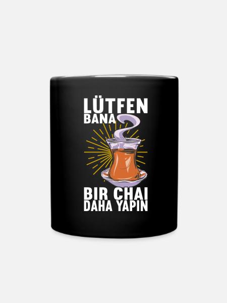 Türkei Türkisch - Tasse einfarbig - Schwarz