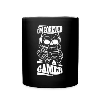 Game Nerd Spielkonsole Gaming zocken Gamepad - Tasse einfarbig - Schwarz - Vorne