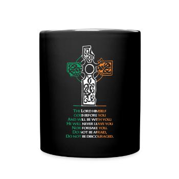 Celtic Cross - Full Colour Mug - black - Front
