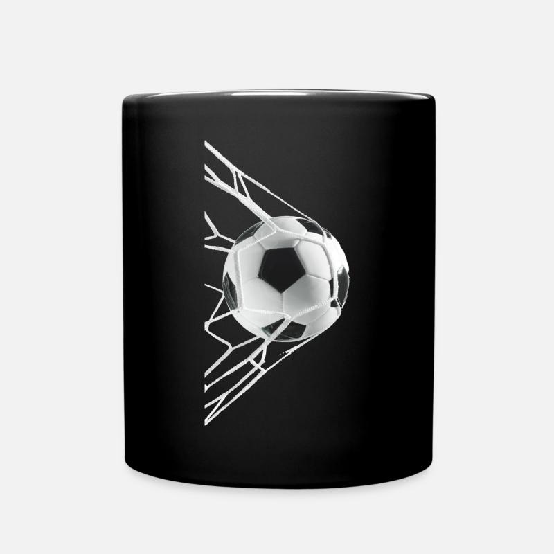 Fußball - Tasse einfarbig - Schwarz