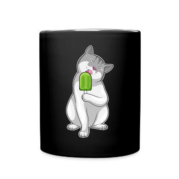 Popsicles pour chat - Mug uni - noir - Devant