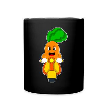 Carrot Scooter - Full Colour Mug - black - Front