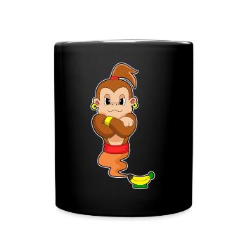 Monkey Genie - Full Colour Mug - black - Front