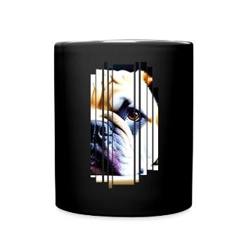 Frenchie Chien bouledogue français - Mug uni - noir - Devant