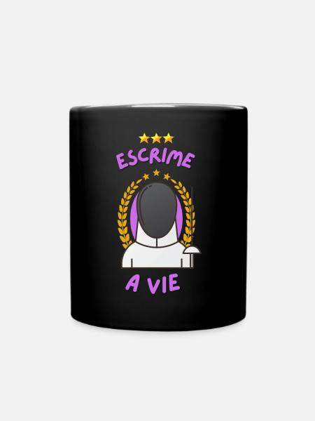 ESCRIME A VIE - Mug uni - noir