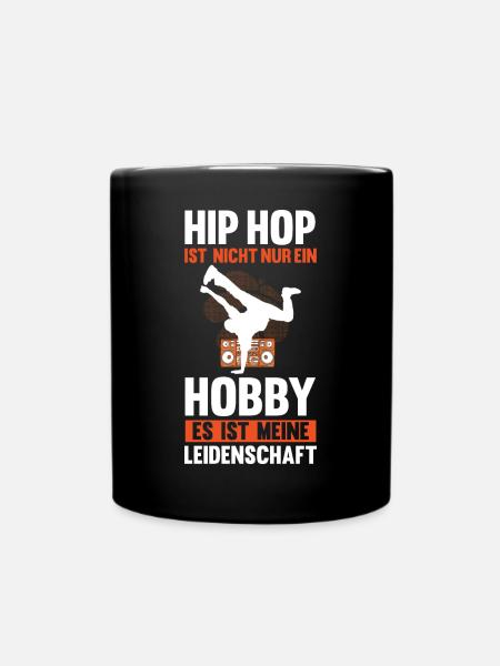 Hip Hop Tänzer - Tasse einfarbig - Schwarz