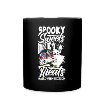 Spooky Sweets Diabetic Treats Halloween Edition - Mug uni - noir - Devant