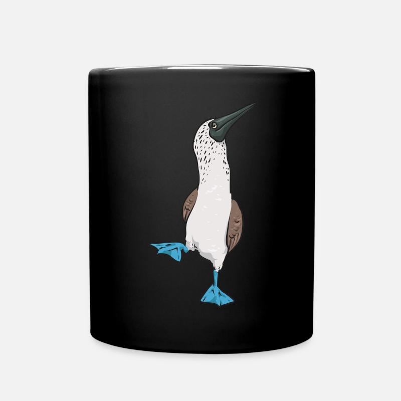 Blaufußtölpel Blue-footed Booby Seevogel - Tasse einfarbig - Schwarz