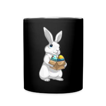 Œufs de Pâques de Bunny - Mug uni - noir - Devant