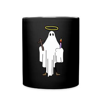 Heiliger Geist religiös Religion Heiligenschein - Tasse einfarbig - Schwarz - Vorne