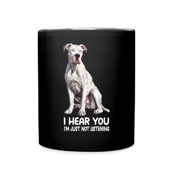 Dogo Argentino - Full Colour Mug - black - Front