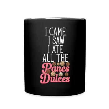 Concha Hispanic Mexican Pan Dulce - Full Colour Mug - black - Front