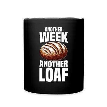 Sourdough Bread Bread Baking Sourdough Starter - Full Colour Mug - black - Front