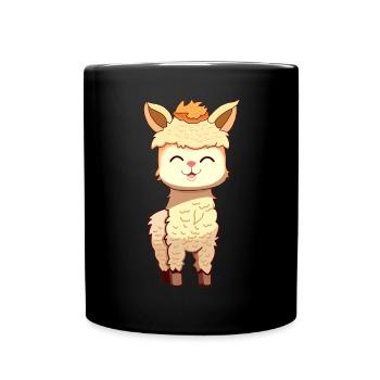 Alpaca - Full Colour Mug - black - Front