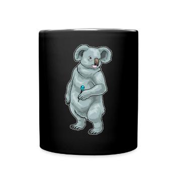 Koala Dart Dartpfeil - Full Colour Mug - black - Front