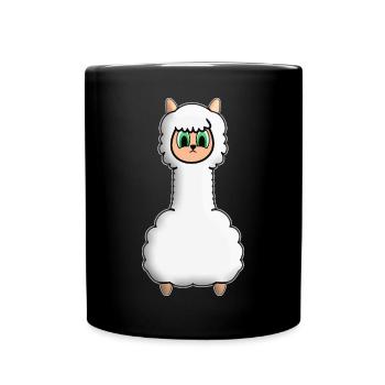 Alpaca - Full Colour Mug - black - Front